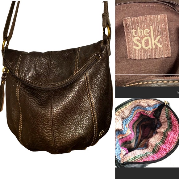 The Sak Bags The Sak Flap Brown Leather Crossbody Bag Poshmark